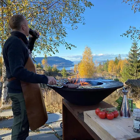 Konglehytta 1 - Privat Sauna - Panoramautsikt Over Innsjo * Stange