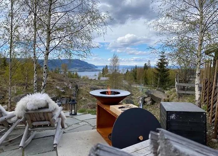 Konglehytta 1 - 30 Min Fra Osl - Badstu - Utsikt - Romantikk Chalet Stange